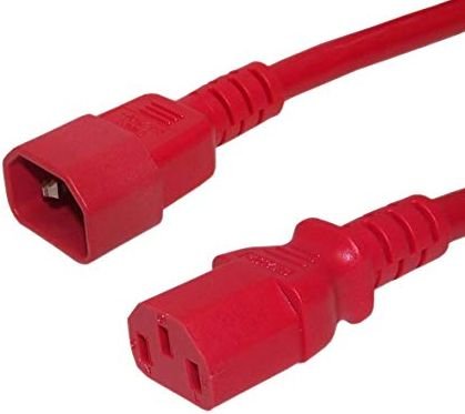   Hyperline PWC-IEC13-IEC14-1.8-RD,      -  IEC 320 C13 - IEC 320 C14,    : 3x0.75 ², 1.8