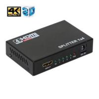  ORIENT HSP0104H, HDMI 4K Splitter 1->4, HDMI 1.4/3D, UHDTV 4K(3840x2160)/HDTV1080p/1080i/720p, HDCP1.2,   5/1, . (29986)