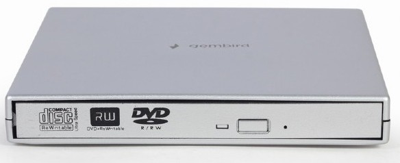    Gembird DVD-USB-02 Silver RTL DVD-RW, , USB 2.0,   CD: 24x, DVD: 8x, 