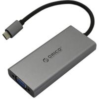 USB- ORICO MC-U501P-GY, Type-C (USB 3.0, USB Type-C, HDMI, VGA, Mini jack),  60,  - ORICO-MC-U501P-GY
