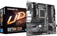   GIGABYTE Q670M D3H, RTL