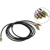 AV - Jack 3.5 4  --> 3xRCA Telecom TAV4545M-3M 3 