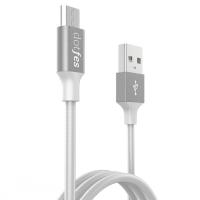 USB  micro dotfes A04M (1m) gray