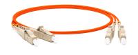 - - () Hyperline FC-D2-50-LC/PR-LC/PR-H-10M-LSZH-OR  MM 50/125, LC-LC, 2.0 , duplex, LSZH, 10 