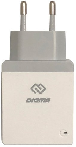    DIGMA DGWC-2U-3A-WG, 2xUSB, 2.1A, 