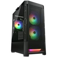  Cougar Airface RGB Black, 2140 + 1x120mm ARGB Fan, ARGB Fan Hub,  , , ATX