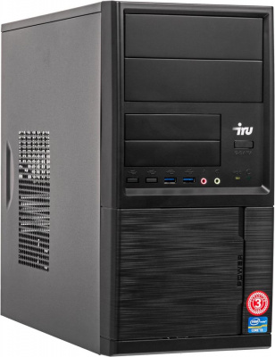  IRU Office 313 MT i3 9100F (3.6)/8Gb/SSD480Gb/GT710 1Gb/Free DOS/GbitEth/400W/