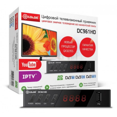  DVB-T2 D-Color DC961HD 