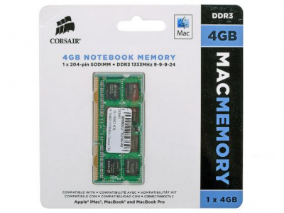     SO-DDR3 4Gb PC10600 1333MHz Corsair CMSA4GX3M1A1333C9