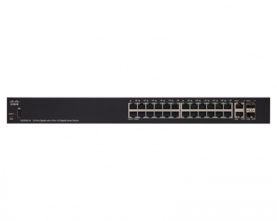  Cisco SG250X-24 24-Port Gigabit Smart Switch (SG250X-24-K9-EU)