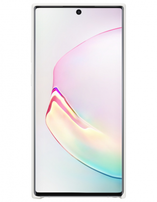 - Samsung Silicone Cover  Samsung Galaxy Note 10+ (N975) EF-PN975TWEGRU - White