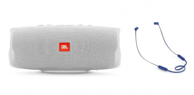   1.0 BLUETOOTH + T110BT CHARGE 4 WHITE JBL