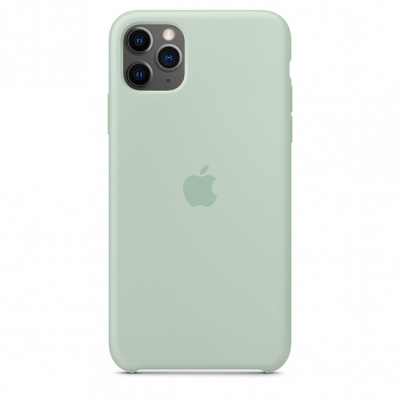 - Apple  iPhone 11 Pro Max Silicone Case - Beryl MXM92ZM/A