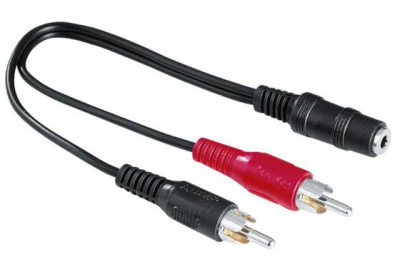  Hama 2RCA-Jack 3.5(f)   00122375