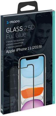   2.5D Deppa Full Glue  iPhone 11 (2019), 0.3 ,  