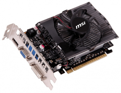 2048Mb PCI-Ex GeForce GT730 MSI N730-2GD3 GDDR3 128bit 700/1800 DVI/HDMI/CRT/HDCP RTL