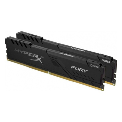 Kingston DDR4 DIMM 32GB Kit 2x16Gb HX432C16FB3K2/32 PC4-25600, 3200MHz, CL16, HyperX FURY Black