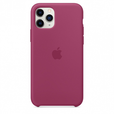 - Apple  iPhone 11 Pro Silicone Case - Pomegranate MXM62ZM/A