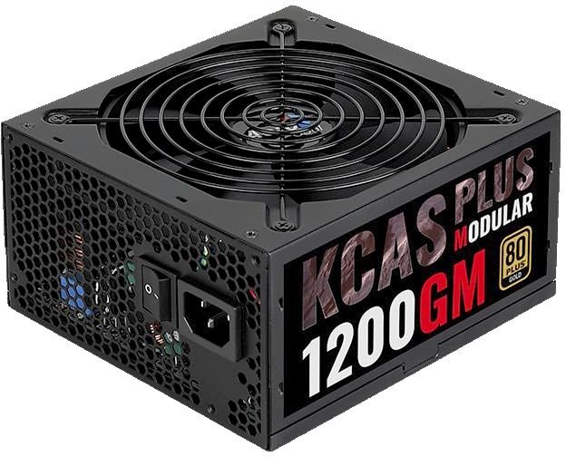���� ������� Aerocool KCAS PLUS 1200GM <1200W, (20+4+4+4+4) pin, 8x(6+2) pin, 10xSATA, 6xMolex, 14 ��, 80+ Gold, ������ �������, ���������, ATX> RTL