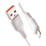Кабель USB (m)-Lightning (m) GoPower GP01L (00-00018567) 1.0м 2.4A ПВХ белый (1/800) 