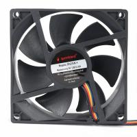 Вентилятор для корпуса Gembird D9225SM-4 92x92x25, втулка, 4 pin, провод 30 см