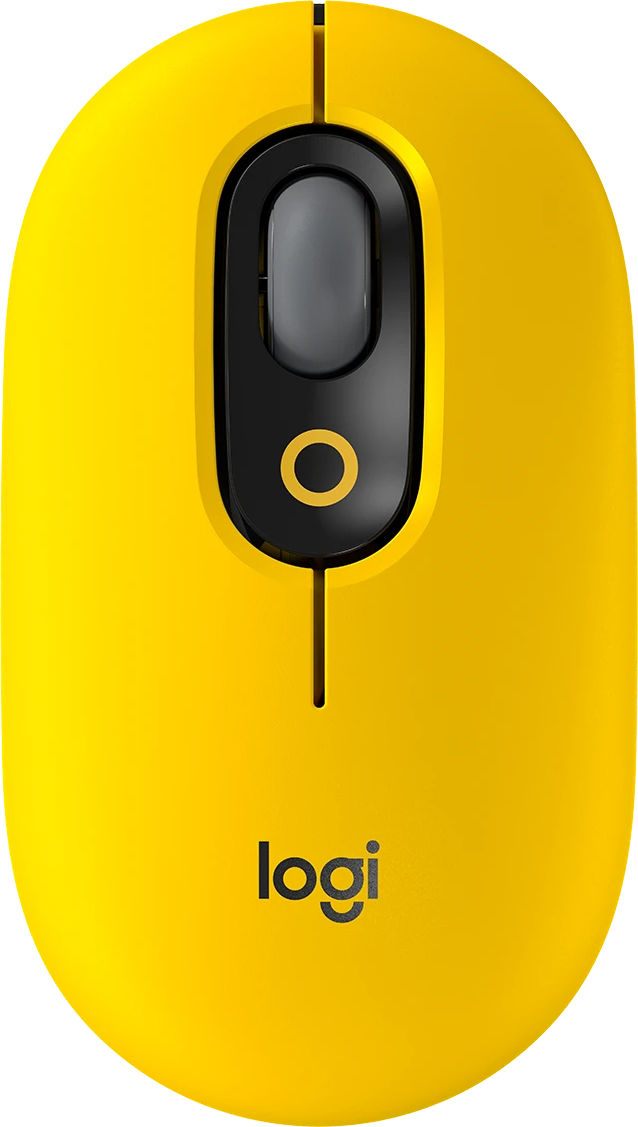  Logitech POP Mouse with emoji Blast Yellow (910-006546)