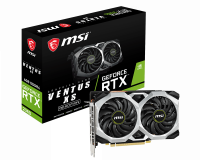 Видеокарта RTX 2060 6144Mb MSI PCI-E RTX 2060 VENTUS OC RU NVIDIA GeForce 192 GDDR6 1710/14000/HDMIx1/DPx3/HDCP Ret (офиц. гар. 6 мес.)