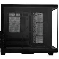 ������ XASTRA QR600  0F-UC Black ATX/Aquarium/Curve Glass /Led Strip/No fans/Type-C/ QR600-0F-UC-L