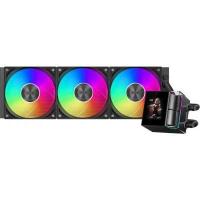 ������� �������� ���������� PcCooler DS360 Display ARGB Soc-AM5/AM4/1200/1700/1851 ������ 4-pin 39.8dB Al LCD 310W Ret (DS360-BKAWXY-GL)