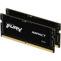 ������ ����������� Kingston 32GB 6400MT/s DDR5 CL38 SODIMM (Kit of 2) FURY Impact XMP (KF564S38IBK2-32)