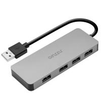 4-х портовый USB HUB Ginzzu GR-771UB