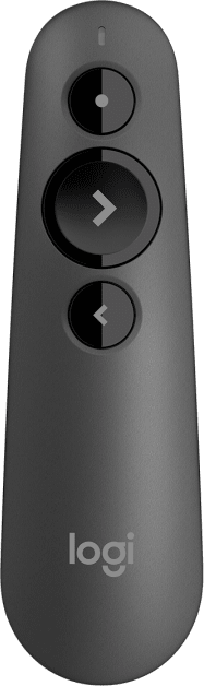 Презентер Logitech R500s Graphite черный, Bluetooth + 2.4 GHz, USB-ресивер , 3 программируемых кнопки, лазерная указка  (090828)