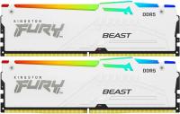  / Kingston 64GB 5600MT/s DDR5 CL40 DIMM (Kit of 2) FURY Beast White RGB XMP (KF556C40BWAK2-64)