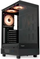 ������ �� ��� ����� ������� HSPD F510, Panoramic Mid Tower, Black, F510-TGBK-ARGB