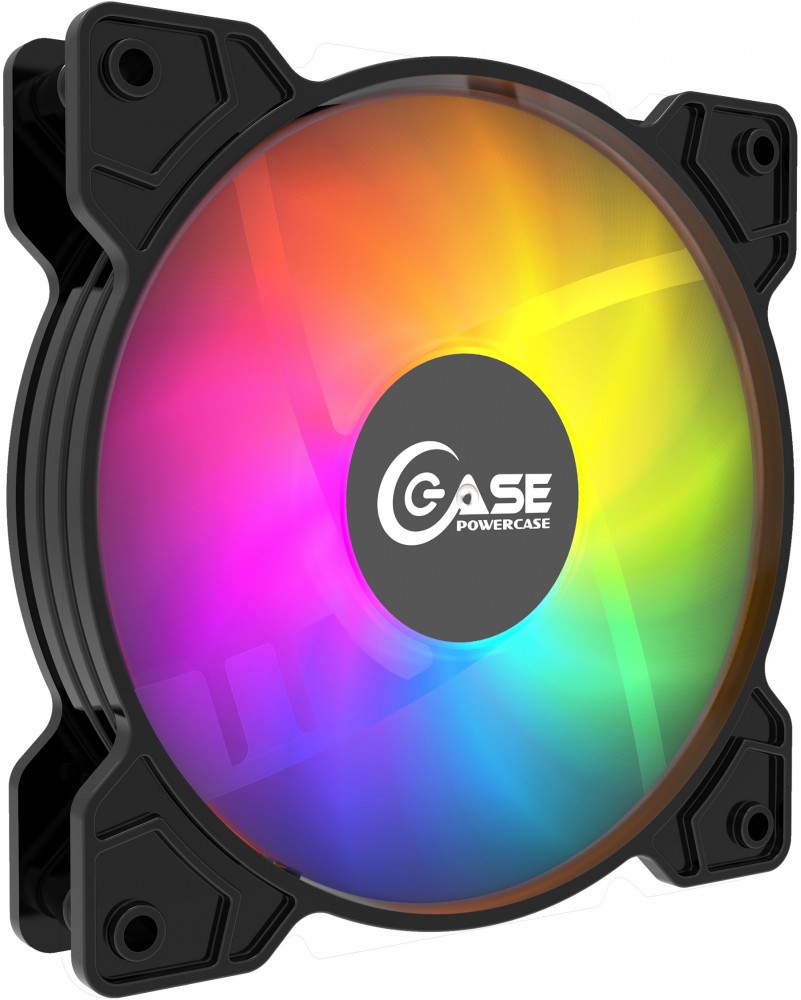    Powercase M2 ARGB 120x120x25  (PWM, 4pin +ARGB Sync, 800-150010% /) Bulk