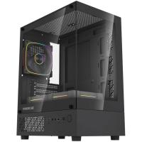 ������ Powercase Vision Micro M1 ARGB, Tempered Glass, 3x 120mm ARGB fans, ������, mATX  (CVMM1B-A3)