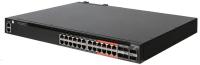 ���������� Edge-corE 4610-30P-O-AC-F Edge-corE AS4610-30P, 24-Port GE RJ45 port PoE+, last 8 ports Ultra-PoE, 960W PoE Bugdet, 4x10G SFP+, 2 port 20G QSFP+ for stacking, Broadcom Helix 4, Dual-core ARM Cortex A9 1GHz, dual 110-230VAC 600W hot-swappable PS