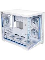 ������ XASTRA QW505M 6ARGB-FN-C10 White mATX/Aquarium/Screewless/ 6x120mm ARGB PWM FN fans/Argb+PWM HUB 10port/Led strip/ QW505M-6FN12A-C10-WH