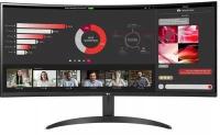 ������� 34" LG UltraWide 34WR50QK-B, 3440x1440, VA, 100��, 2�HDMI, ���������, ������