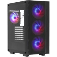 Deepcool MATREXX 55 MESH V4 ��� ��, ������� ���� (���������� ������), 3xARGB LED 140�� ����������� �������, 1xARGB LED 120�� ���������� �����, ������, ATX