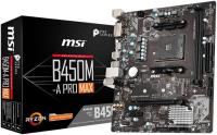   MSI AMD B450 SAM4 MATX B450M-A PRO MAX