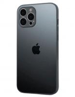 Чехол для смартфона Apple iPhone 14Pro "AG Glass case" Magsafe (чёрный)