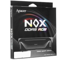 ����������� ������ Apacer  DDR5  32GB  6800MHz DIMM NOX RGB Black Gaming Memory  Kit 2x16GB Retail AH5U32G68C592NBAA-2