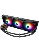 ��� Thermalright Frozen Warframe 420 ARGB (420mm, LED, Black, ARGB/ Fans: 3x140mm, 88.7CFM, 29.8dBA, 1750RPM/ Pump height 60mm, 23dBA, 3000RPM, Rad thickness 27mm/ S: 1851, 1700, 1200, 115X, 2011, 2066, AM5, AM4)