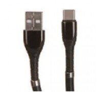 USB кабель Type-C LDNIO LD_B4481 LS511/ 1m/ 2.4A/ медь: 86 жил/ Магнитная оплетка/ Black