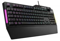   ASUS TUF Gaming K1  (, RGB , USB,  ), 90MP01X0-BKRA00