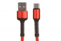 USB кабель Type-C LDNIO LD_B4471 LS64/2m/ 2.4A/ медь: 120 жил/ Red