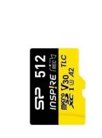   microSDXC 512GB Silicon Power SP512GBSTXLA2V1N Inspire V10 A2 + adapter