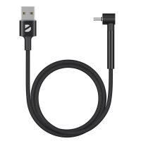 Дата-кабель Deppa Stand USB - USB-C (72295), подставка, алюминий, 1 м, черный.