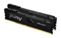 ����������� ������ 64Gb Kingston FURY Beast Black PC25600, 3200Mhz,CL16 (Kit of 2) (KF432C16BBK2/64) (retail)
